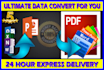 do professional data convert and data entry expert