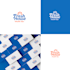 make a logo design with 3 style in one