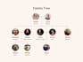 design an editable organization chart, family tree diagram