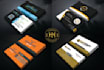design elegant double sided business card print ready files