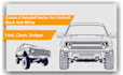 create detailed vector art black and white your pictures