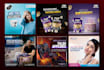design professional post, banner design