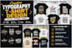 design creative typography t shirts and custom logo fast
