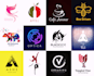 create modern attractive unique 2 logo designs