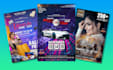 design a flyer, postcard, brochure, poster or magazine ad