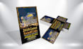 design flyer, matching ticket, poster, even ticket in 6hrs