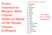 create 3d PDF from your 3d model