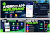 develop a professional android app using java or kotlin