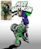 create motorcycle vector art