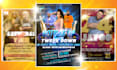create an awesome animation motion flyer poster for an event, party, or club