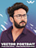 create a professional vector portrait from your photo
