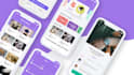 design amazing mobile app UI screens