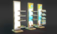 design 3d product booth,posm,stand, retail display