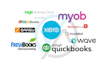 integrate xero, quickbooks online and zohobooks apis