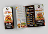design a restaurant menu , food menu , fast food flyer