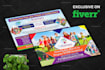 design professional real estate postcard or eddm postcard