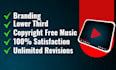 create, setup youtube channel with logo, art, intro, outro