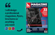 design a professional magazine