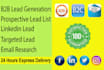 build targeted b2b lead generation and prospect email list