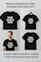 design professional t shirt mock ups with premium quality