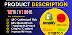 write compelling ecommerce seo shopify product descriptions