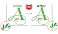 manually vector trace, redraw logo, convert image to vector