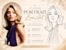 draw line art portrait from your photo into vector art
