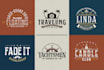 design vintage retro logo with free vector files