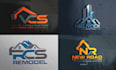 do brand new real estate, construction logo design