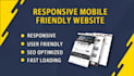 make your website mobile responsive, friendly, mobile optimized