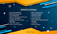do custom animated banner, logo gif animation, html email signature, gif maker