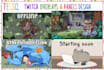 draw and design your custom twitch overlay and panel