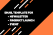 create editable HTML email template and configure email marketing campaign