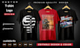 create unique custom t shirt logo design