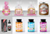 design perfect food packaging, box and label sticker with 3d mockup