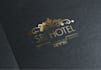 design luxury hotel and restaurant logo