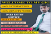 do data entry, web research, find business email and business contacts