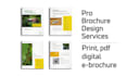 design PDF brochure print ready