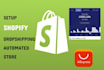create shopify store website design