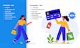 create flat vector illustration for you