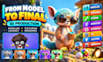 animate stylized 3d characters for videos or games