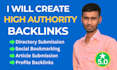 do 50 high pr backlinks, link building SEO service