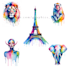 do trendy watercolor graphic t shirt design and streetwear