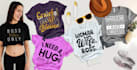 create bulk girls trendy typography tshirt design