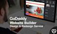 design or redesign your godaddy website