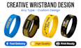 design custom wristband and lanyard for all