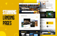 design high quality landing page and web banners
