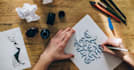 do creative and traditional english calligraphy