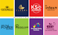 create professional unique modern flat minimalist logo design for your business
