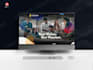 design a custom website on HTML, CSS and javascript